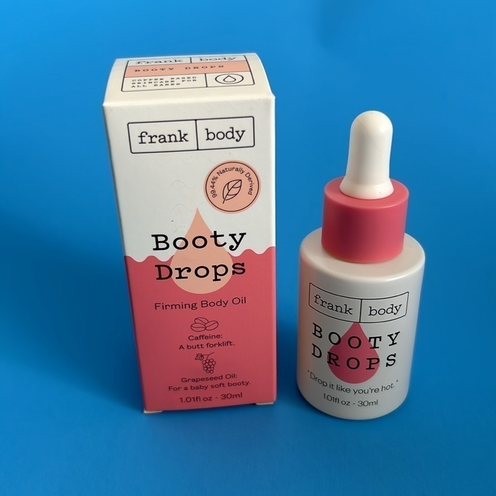 FRANK BODY Booty Drops Firming Body Oil NEW - Picture 3 of 8